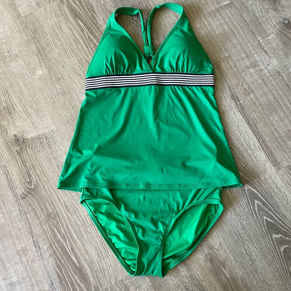Green Tankini Swimsuit